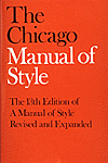 Picture of Chicago Manual of Style.