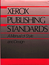 Picture of Xerox Publishing Standards book.