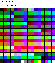 Illustration: Windows color palette