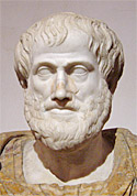 Statue of Aristotle.